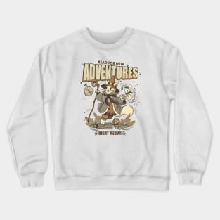 Wizard Cat Ready For New Adventures Light by Tobe Fonseca Crewneck Sweatshirt